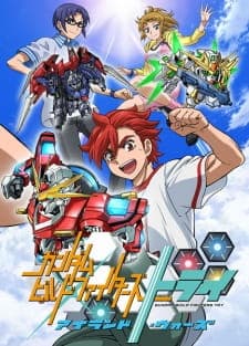 Poster phim Gundam Build Fighters Try: Island Wars