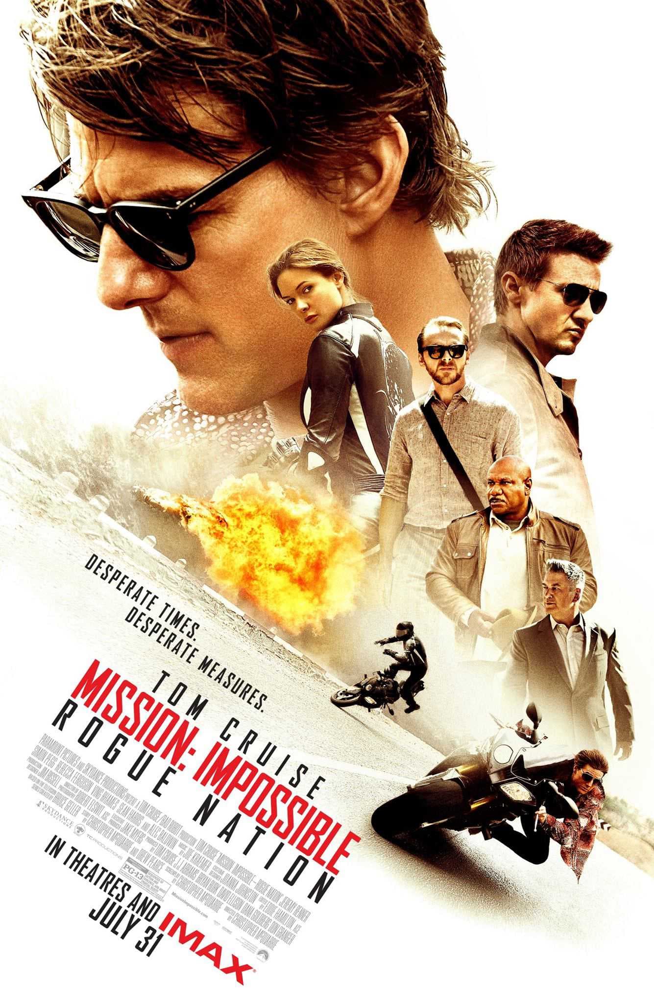 Poster phim Nhiệm Vụ: Bất Khả Thi - Quốc Gia Bí Ẩn