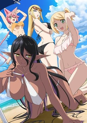 Poster phim Chotto Dake Ai Ga Omoi Dark Elf Ga Isekai Kara Oikaketekita