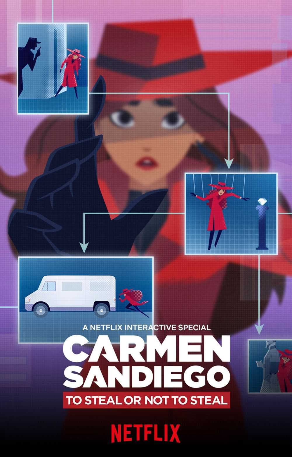 Poster phim Carmen Sandiego: Trộm Hay Không Trộm