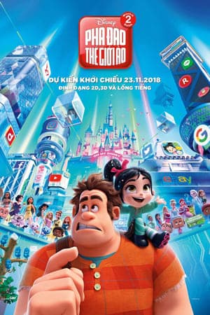 Poster phim Ralph Đập Phá: Phá Đảo Thế Giới Ảo