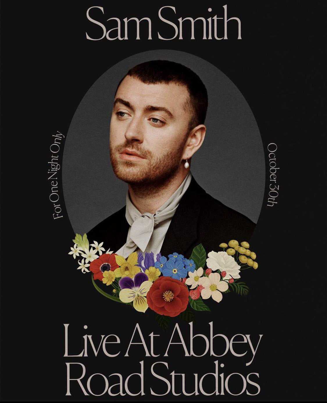 Poster phim Sam Smith: Love Goes - Trực Tiếp Tại Abbey Road Studios