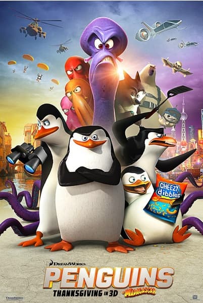 Poster phim Biệt Đội Cánh Cụt Vùng Madagascar