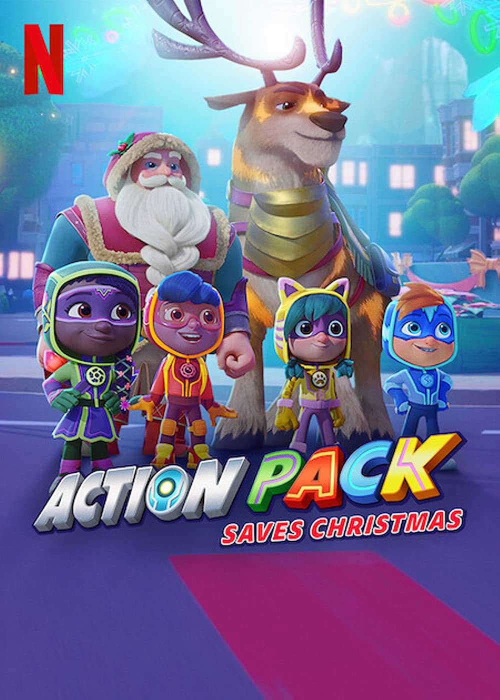 Poster phim Action Pack Giải Cứu Giáng Sinh
